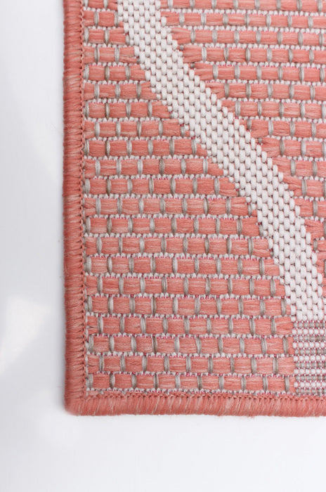 Neisha Abstract Coral Rug 6'7\" X 9'6\" Area Rug