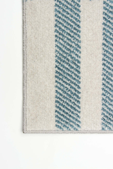 Roma Blue Machine Washable Area Rug - 8'0\" x 10'0\"