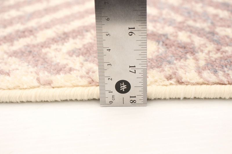 Electra Silver-Rose Area Rug - 7'10\" x 10'2\"