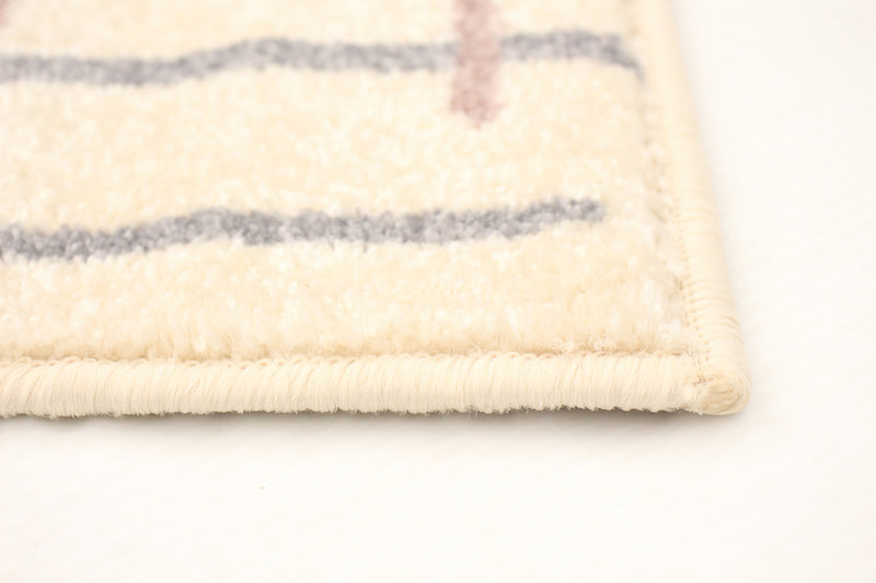 Taite Cream-Silver Area Rug - 7'10\" x 10'2\"