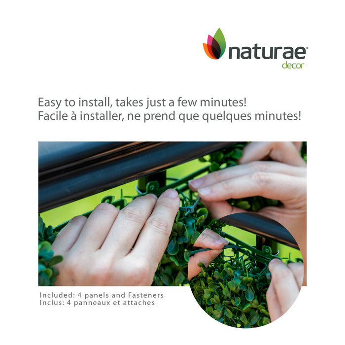 Artificial Lavender 20\"x 20\" Foliage Panel 4 Pieces