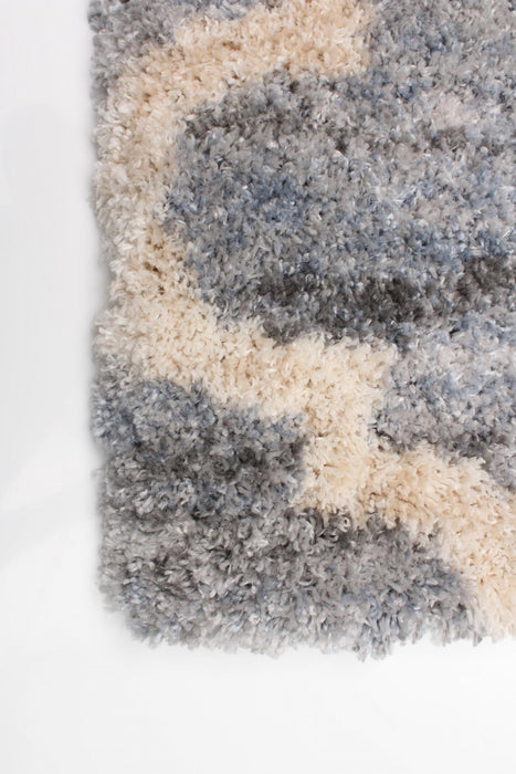 Dimity Grey/Light Blue Area Rug - 3'11\" x 5'7\"