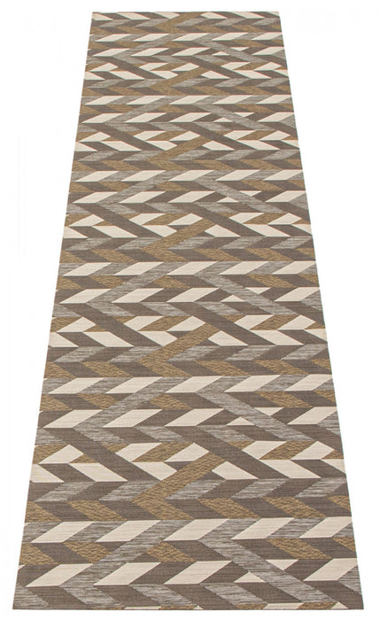 Bellezza Dark Brown 2'2\" x 10'0\" Area Rug