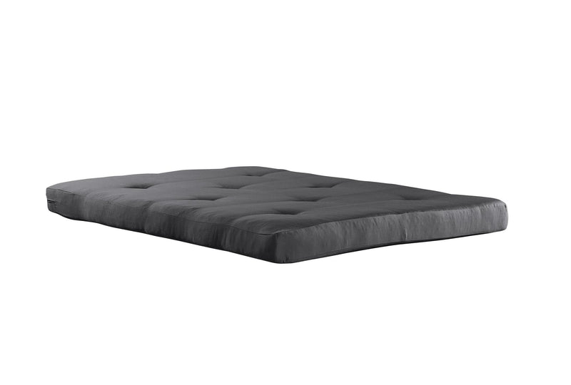 DHP Jayce 6\" Polyester-Filled Full Futon Mattress - Grey