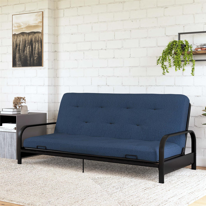 Signature Sleep Braga Full Bonnell Coil Futon Mattress - Blue