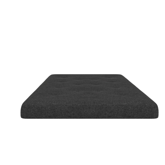 Signature Sleep Braga Full Bonnell Coil Futon Mattress - Dark Grey