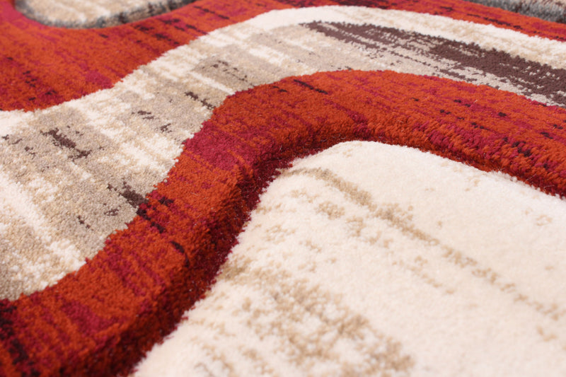 Allonah Red Area Rug - 6'7\" X 9'6\" 