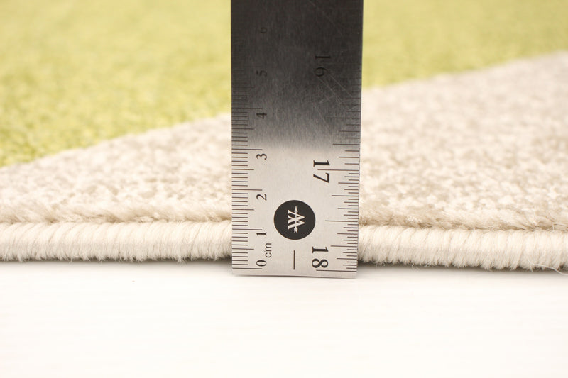 Carson Cream-Green Area Rug - 3'11\" x 5'7\"