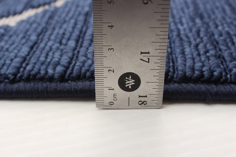 Kimi Blue 6'7\" x 9'6\" Area Rug