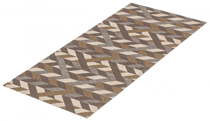Bellezza Dark Brown 2'2\" x 6'0\" Area Rug - S of 2