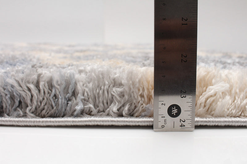 Dimity Grey/Light Blue Area Rug - 3'11\" x 5'7\"
