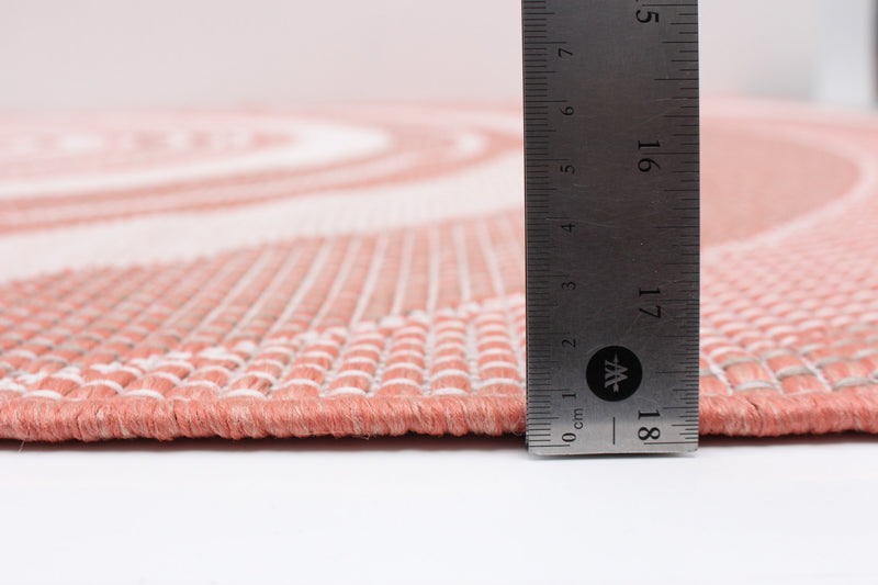 Neisha Modern Coral Rug 5'3\" X 7'3\" Area Rug