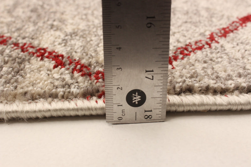 Grande Ivory/Red 3'11\" X 5'7\" Area Rug