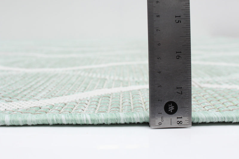 Neisha Abstract Mint Rug 6'7\" X 9'6\" Area Rug