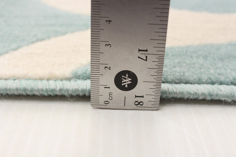 Aliya Aqua 4'7\" x 6'7\" Area Rug