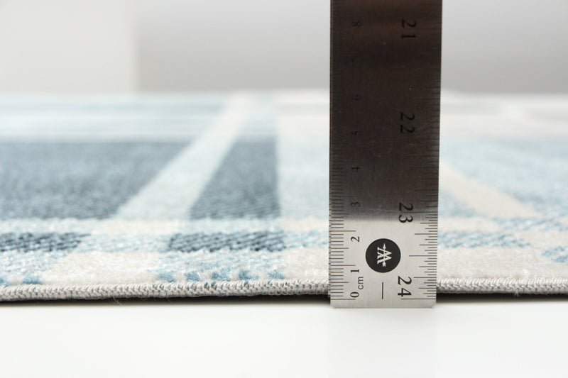 Roma Blue Machine Washable Area Rug - 8'0\" x 10'0\"