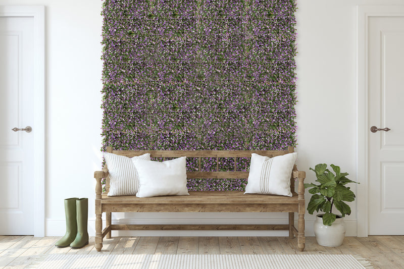 Artificial Lavender 20\"x 20\" Foliage Panel 4 Pieces