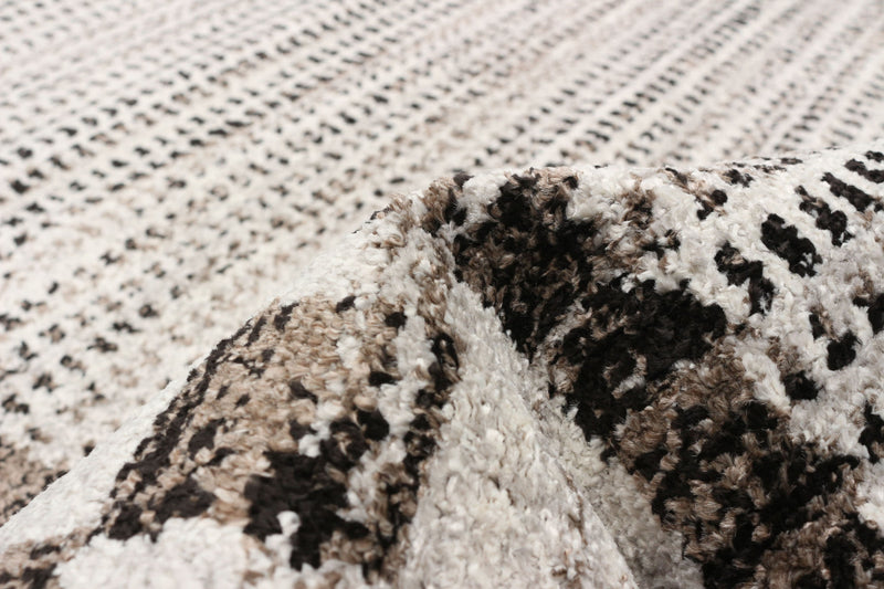 Vera Quattro Ivory/Grey Area Rug - 5'2\" x 7'5\"