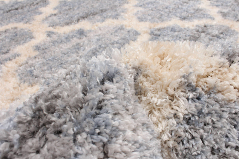 Dimity Grey/Light Blue Area Rug - 6'7\" x 9'6\"