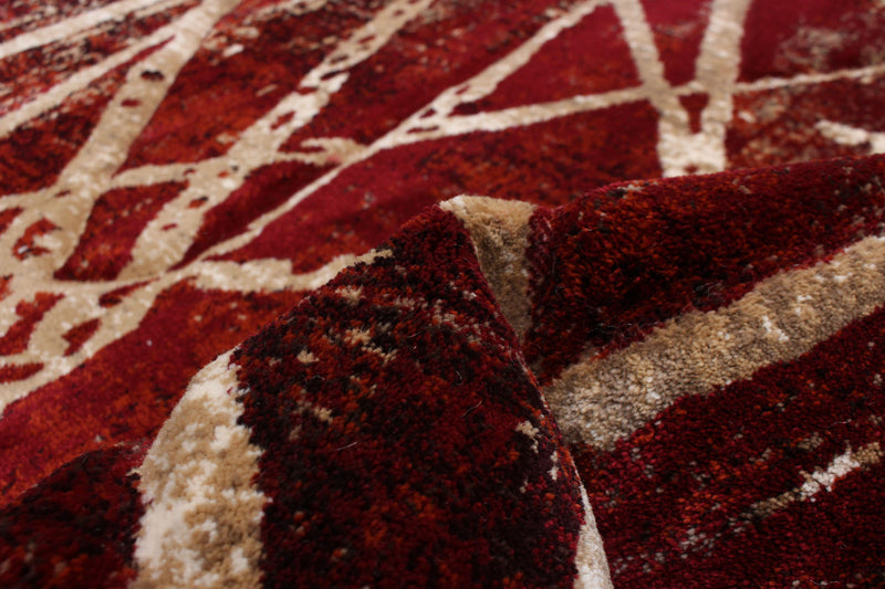 Cherokee Red Area Rug - 5'3\" X 7'3\" 