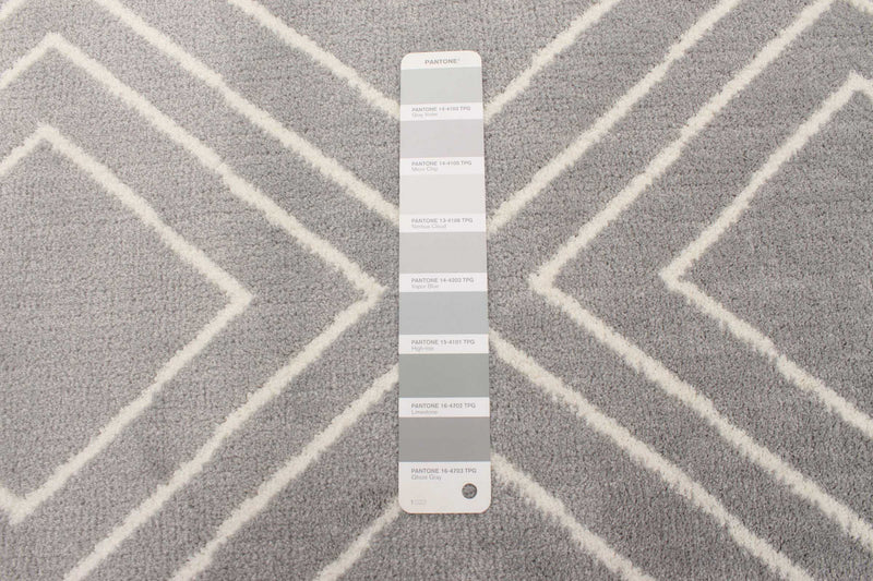 August Geod Grey-White 6'7\" x 9'6\" Area Rug