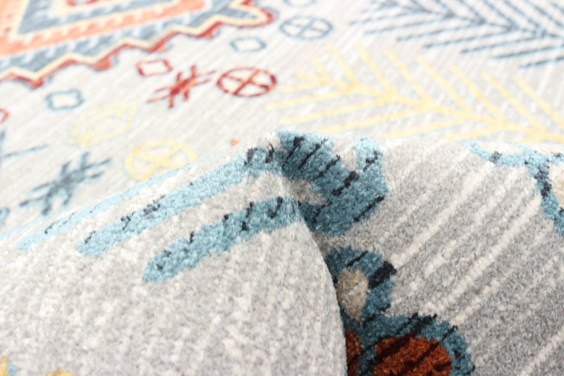 Gypsy Grey Machine Washable Area Rug - 6'0\" x 9'0\"