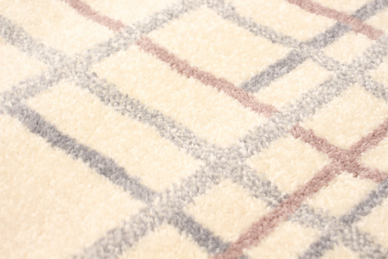 Taite Cream-Silver Area Rug - 7'10\" x 10'2\"