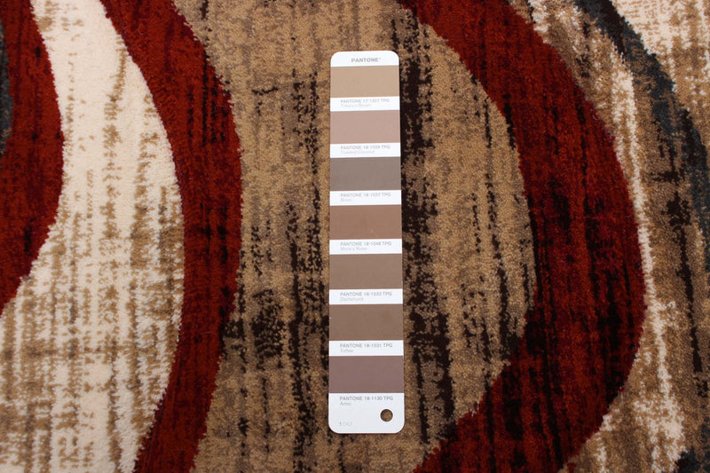 Allonah Red Area Rug - 6'7\" X 9'6\" 