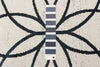 Terali Ivory Machine Washable Area Rug - 5'0" x 7'0"