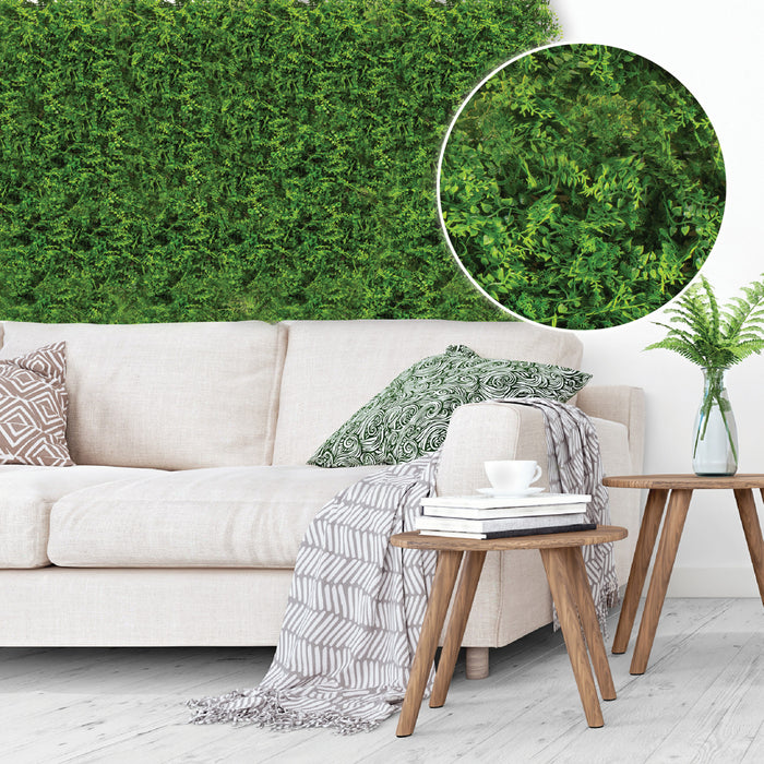 Artificial Mix Fern 20\"x 20\" Foliage Panel 4 Pieces