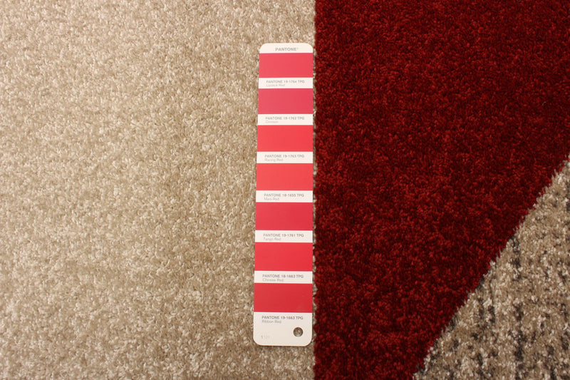 Hadley Grey / Red 7'10\" x 10'2\" Area Rug