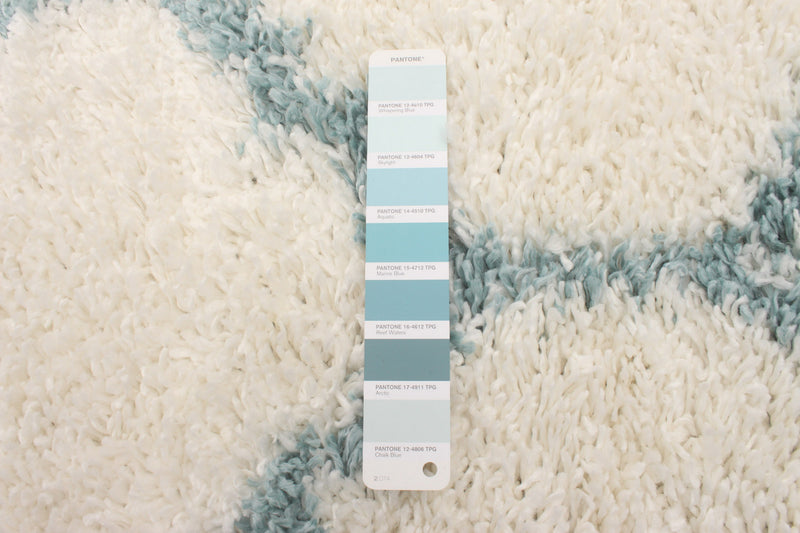 Helma Trellis Cream Shag 6'7\" X 9'6\" Area Rug