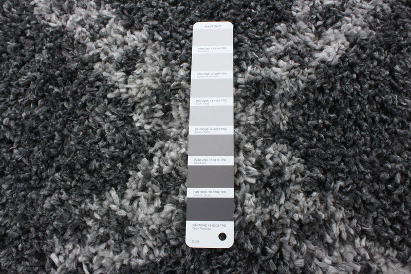 Helma Stark Dark Grey Shag 6'7\" X 9'6\" Area Rug