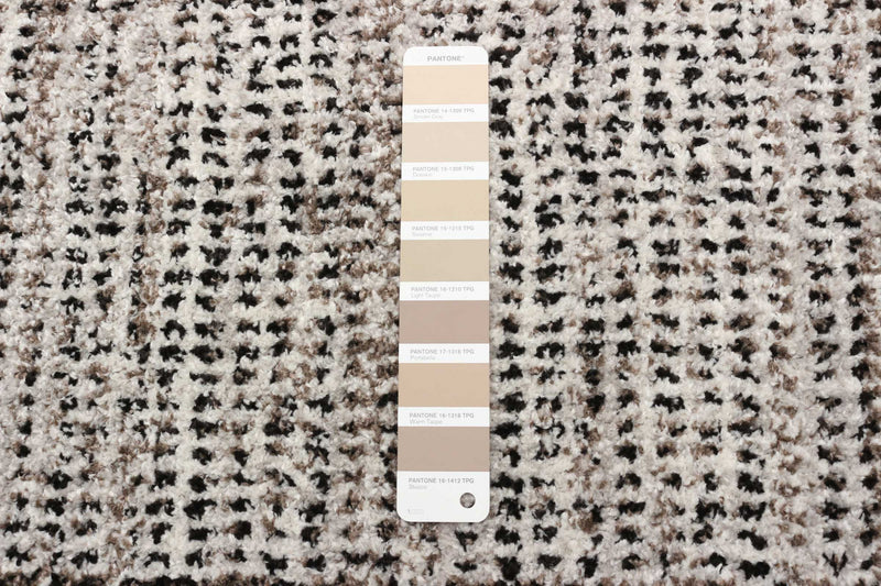Vera Quattro Ivory/Grey Area Rug - 2'7\" x 8'4\"