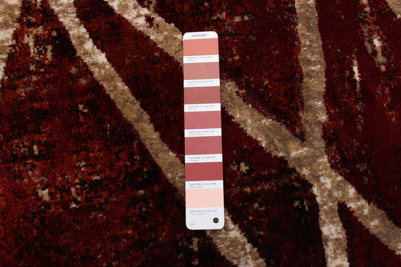 Cherokee Red Area Rug - 5'3\" X 7'3\" 