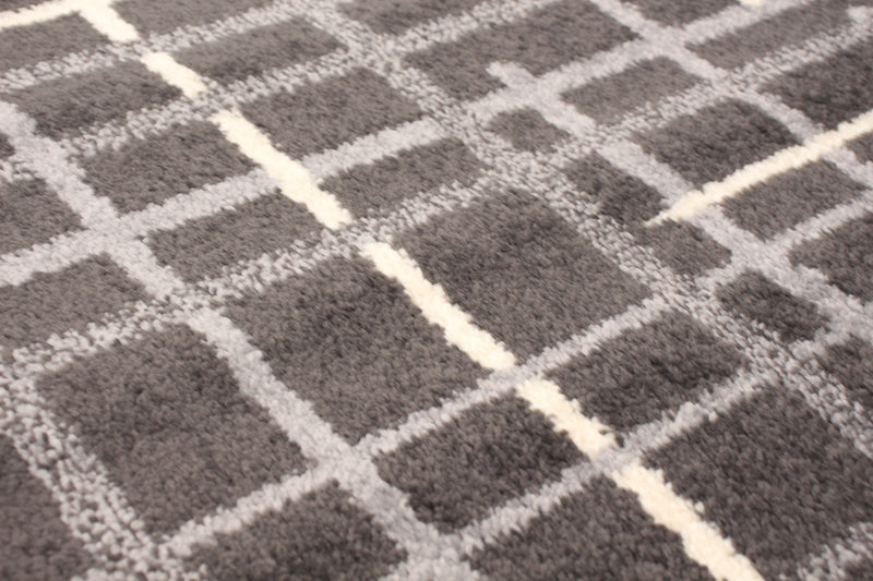 Taite Anthracite Area Rug - 3'11\" x 5'7\"