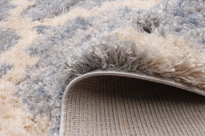 Dimity Grey/Light Blue Area Rug - 3'11\" x 5'7\"