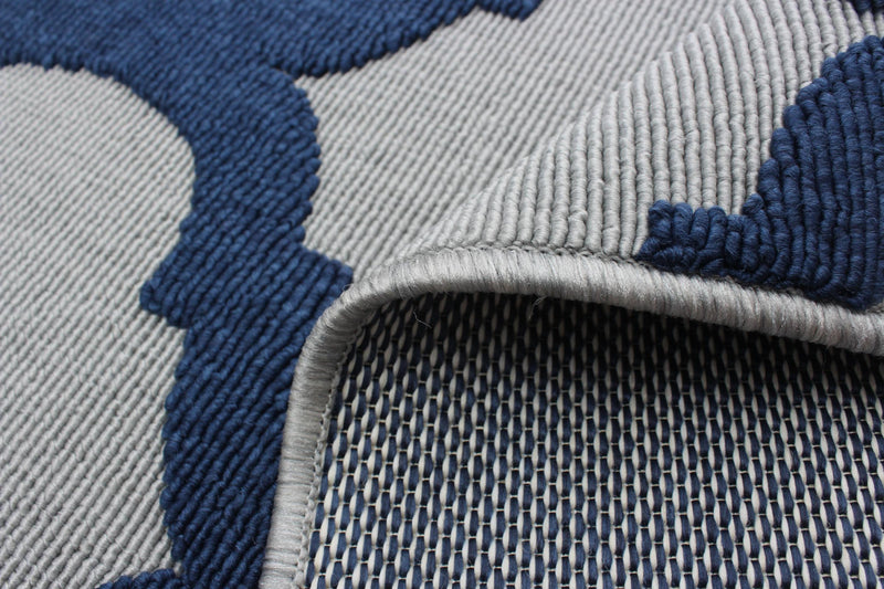 Sophie Grey-Navy Area Rug - 2'8\" x 4'11\"