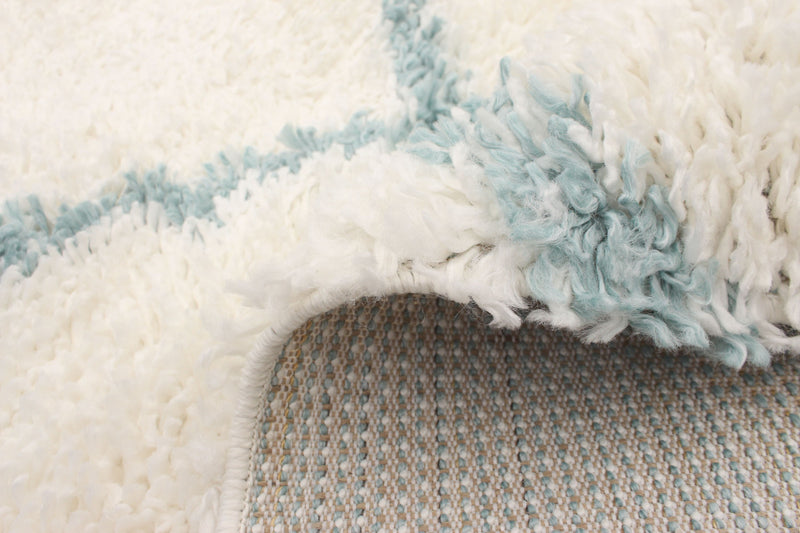 Helma Trellis Cream Shag 6'7\" X 9'6\" Area Rug