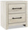 Abby Bedside 2-Drawer Nightstand with USB Port, 21.8