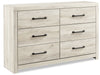 Abby Bedroom 6-Drawer Dresser, 58.7