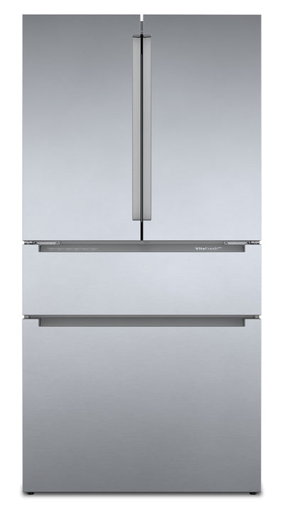 Bosch 21 Cu. Ft. 800 Series French-Door Refrigerator - B36CL80ENS - Refrigerator in Stainless Steel