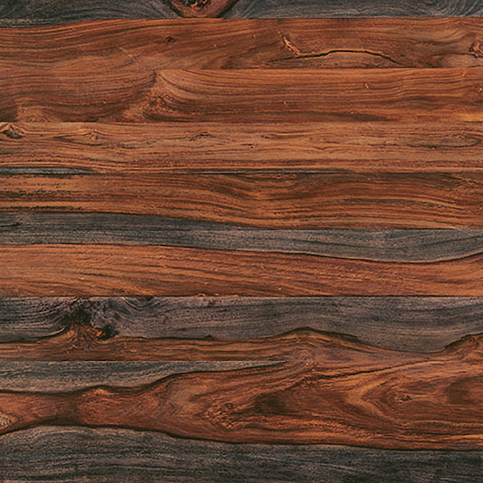 Bowery 6pc Dining Set with Table, Bench & 4 Avis Chairs, Sheesham Wood, Metal, 80\"W - Brown