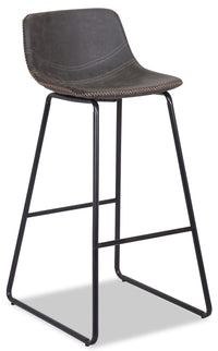 Coty Barstool with Vegan Leather Fabric, 30