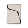 \"Black Shapes Ii\" Canvas Framed Black 18x24 Wall Art