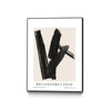 \"Reconstruction\" Canvas Framed Black 24x32 Wall Art