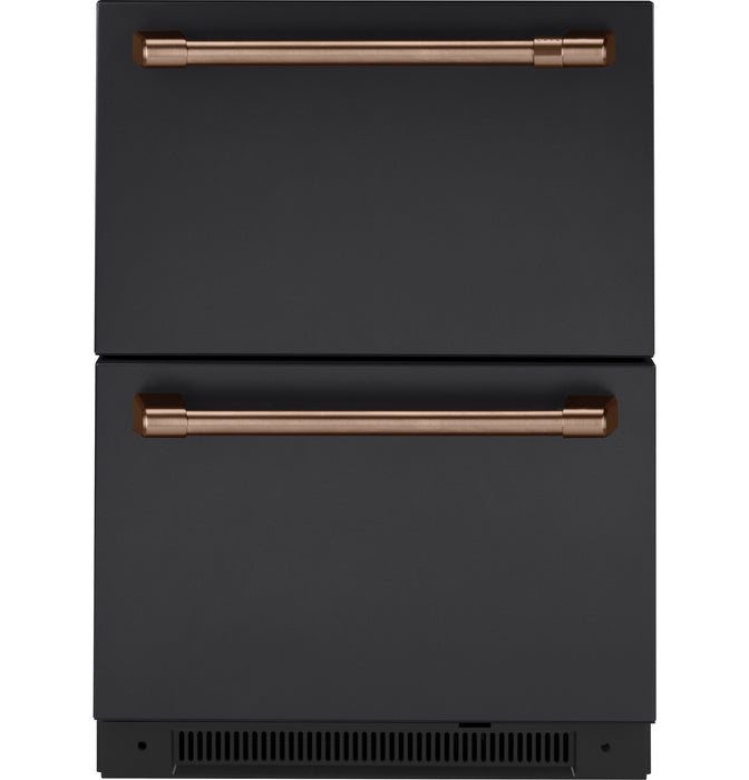 Café Dual-Drawer Refrigerator Brushed Copper Handle Set - CXMA3H3PNCU