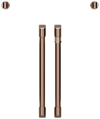 Café French-Door Wall Oven Brushed Copper Knobs and Handles - CXWSFHKPMCU