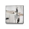 \"Off Edge Ii\" Canvas Framed Black 20x20 Wall Art