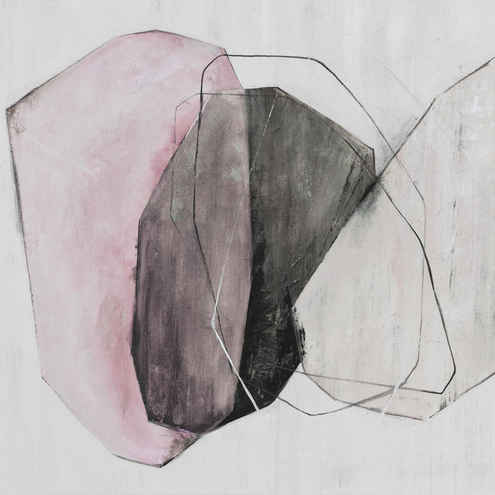 \"Tickled With Pink\" Giant Art 54x54 Wall Art